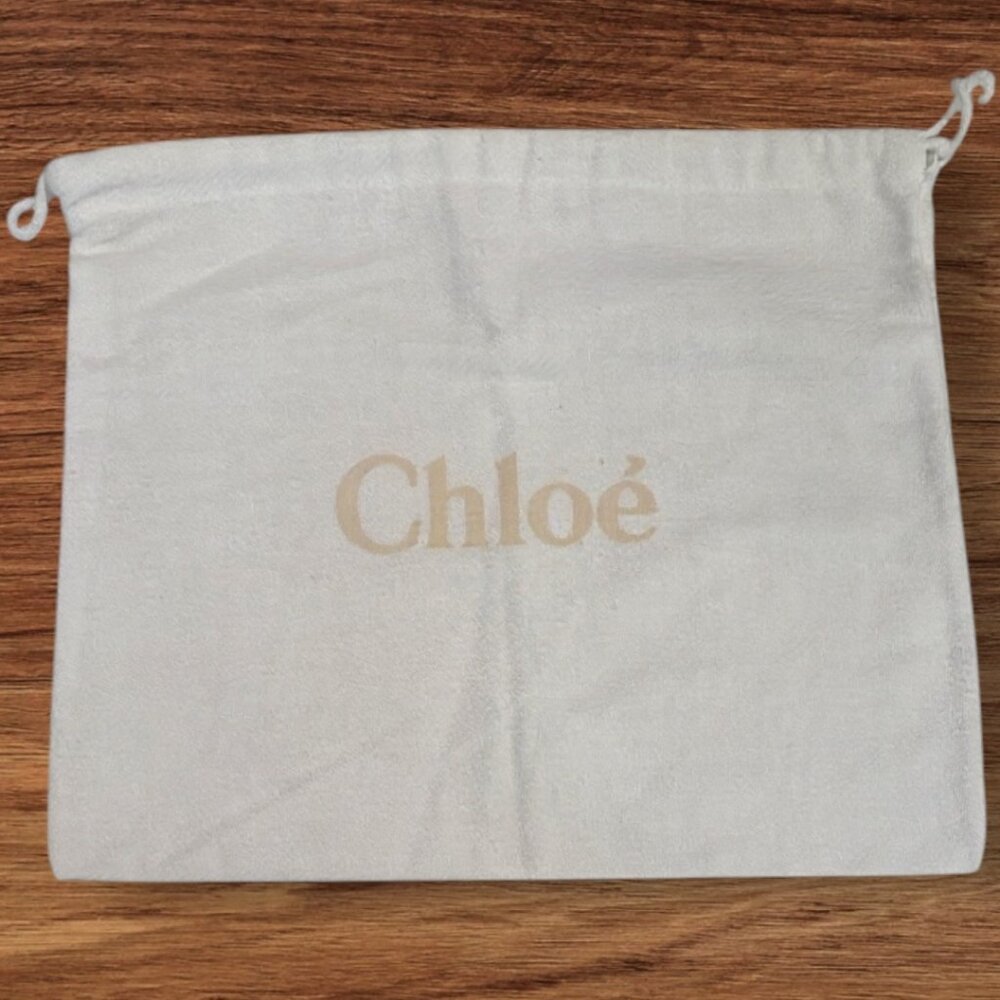 Chloe Cream Drawstring Pouch